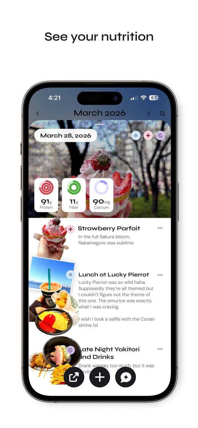 Napkin Math daily view